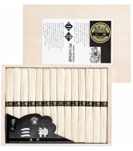 Amazon.co.jp: 播州手延べ素麺 揖保乃糸 三神 : 食品・飲料・お酒